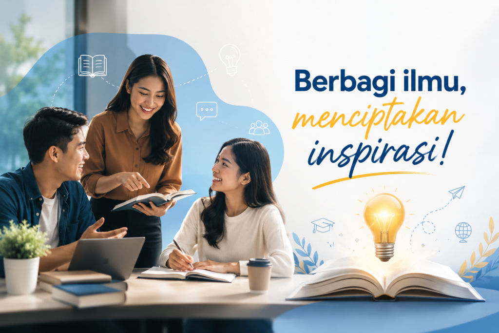 Berbagi ilmu, menciptakan inspirasi! 🎓✨