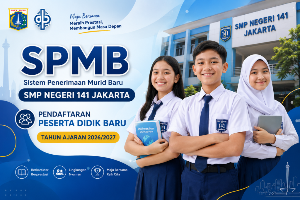 Pendaftaran Peserta Didik Baru (SPMB) SMP Negeri 141 Jakarta Tahun Ajaran 2026/2027 Telah Dibuka